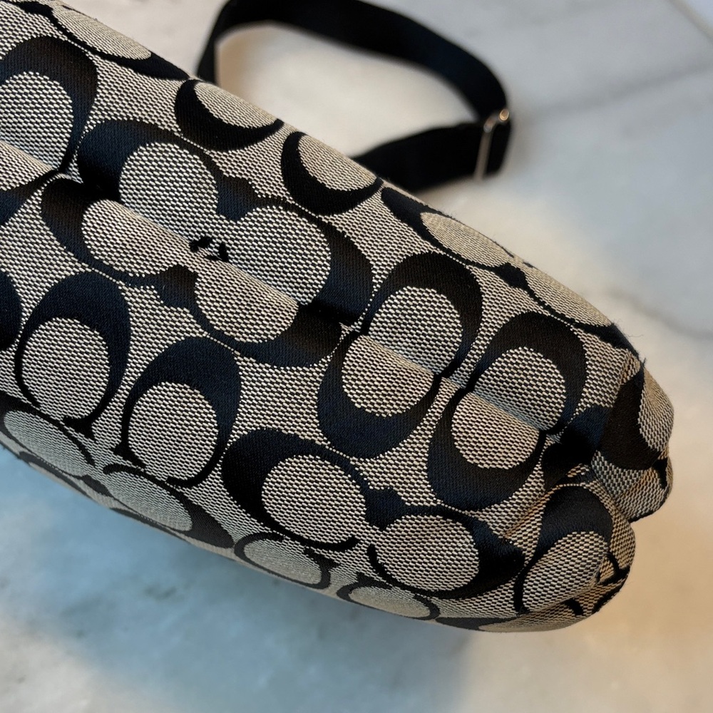 Coach Poppy Signature Logo Canvas Crossbody Bag - Picture 10 of 15